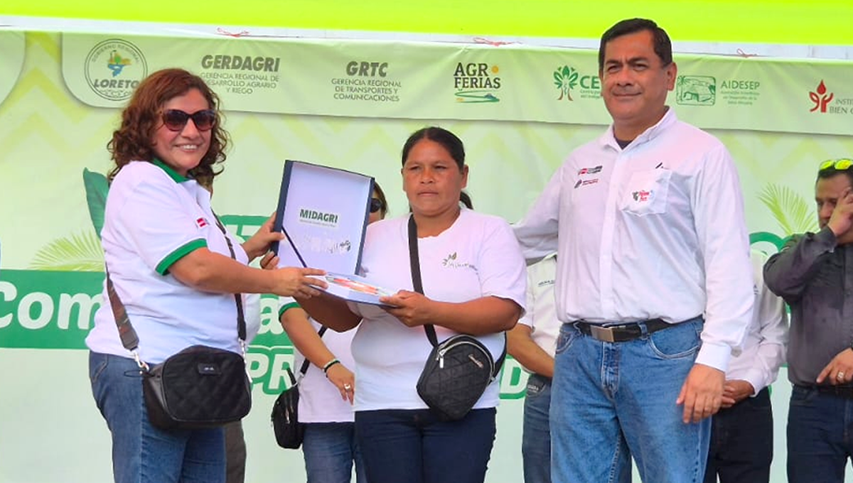 Empresaria de Puinahua recibe el premio “Héroes del Campo”
