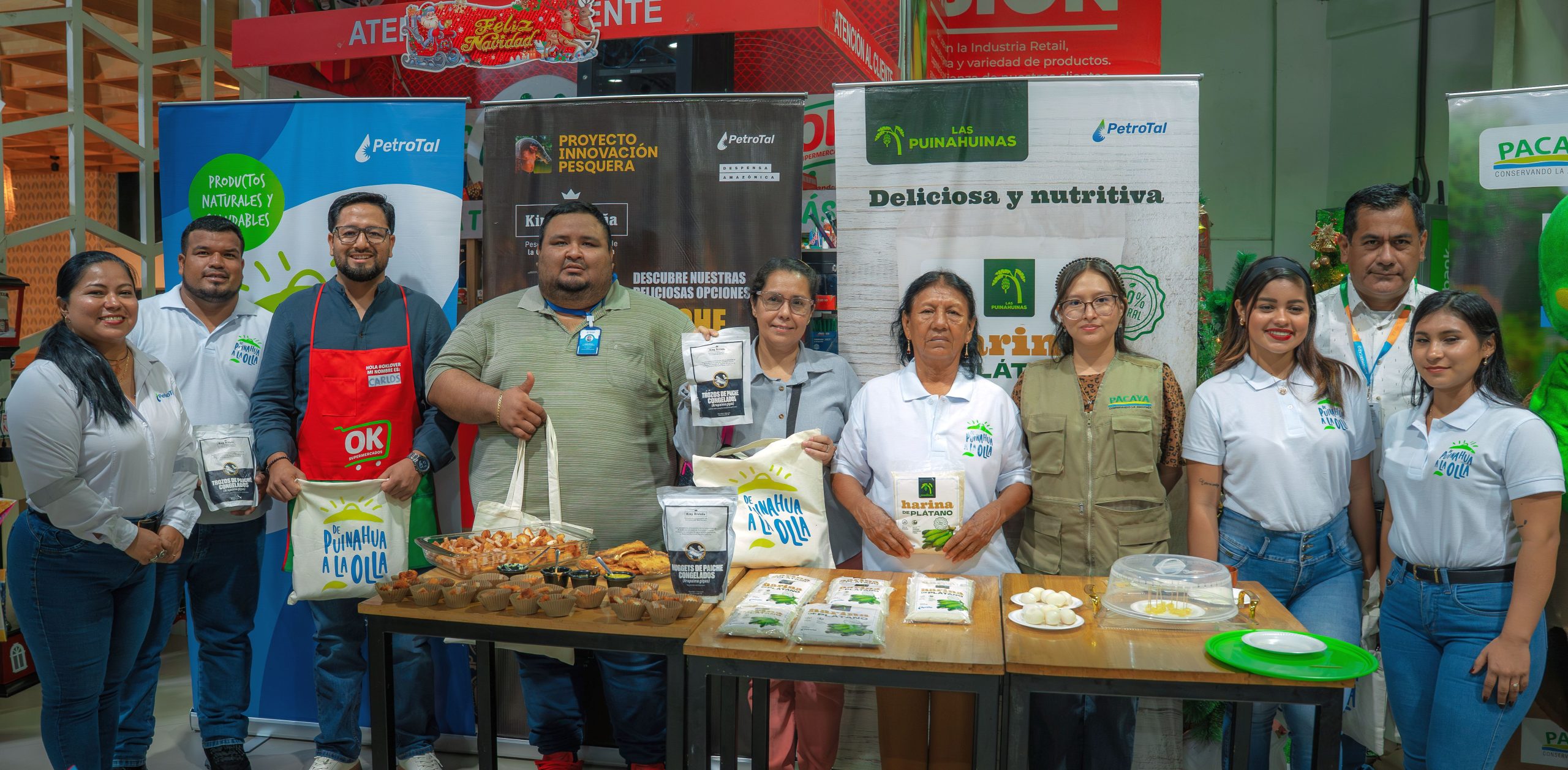 Productos sostenibles de Puinahua destacan en supermercado de Iquitos