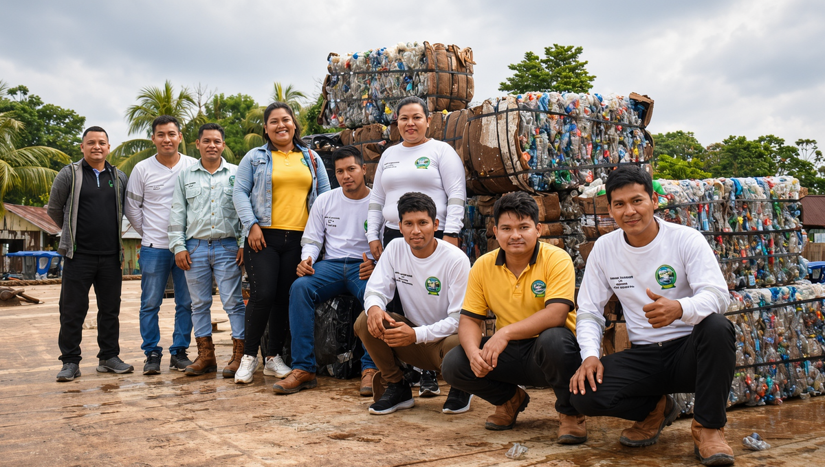 Reciclan más de cinco toneladas de residuos en Puinahua